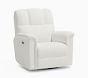 Open Box: Lullaby Swivel Glider Recliner, Power - Performance Brushed Boucle Ivory