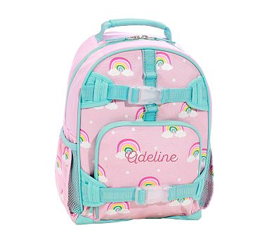 Mackenzie Pink Rainbows Glow-in-the-Dark Backpacks