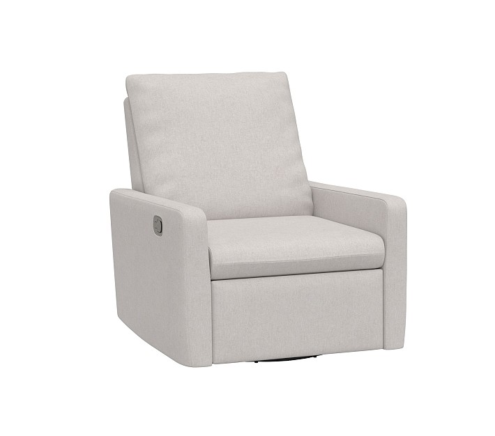 Paxton Small Space Manual Recliner Brushed Chenille Dove