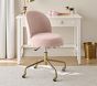 Scallop Skirt Swivel Desk Chair