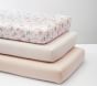 Blush Crib Fitted Sheets - Set of 3