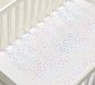 Nadia Dot Organic Crib Fitted Sheet