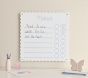 Personalized Dry Erase Daily Chore Chart (24" x 24")