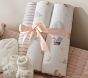 Hot Air Balloon Organic Muslin Bib, Burp &amp; Swaddle Set