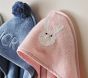 Super Soft Organic Cotton Crochet Bunny Baby Hooded Towel