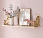 Gold Butterfly Shelving
