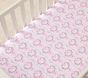 LoveShackFancy Floral Heart Organic Crib Fitted Sheet