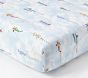 Airplanes Organic Crib Fitted Sheet