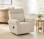 Comfort Deluxe Swivel Glider Recliner with Heat and Massage