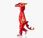 Red Metallic Dragon Kids Costume