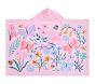 Wildflower Butterfly Baby Beach Hooded Towel UPF 50+