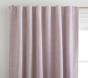Open Box: Evelyn Linen Blackout Curtain, 44"W x 84"L - Dusty Lavender