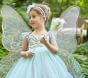 Kids Mint Butterfly Fairy Halloween Costume