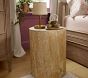 Wood Stump Side Table (14")