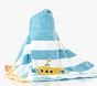Rugby Stripe Submarine Beach Hooded Towel UPF 50+