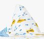 Submarine Baby Beach Hooded Towel UPF 50+