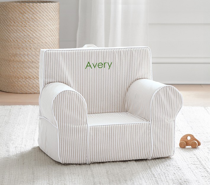 Petite Chaise Enfant Pottery Barn 'Ma 1ère Anywhere', Rose Avec Liseré Blanc, 20x20x20
