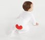 Heart Appliqué Baby Pajama