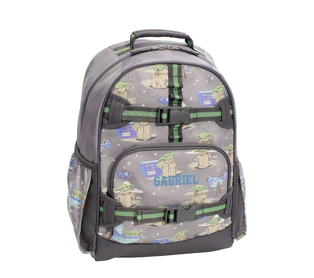 Mackenzie Mandalorian Grogu Glow Backpack | Pottery Barn Kids