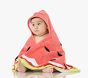 Watermelon Shaped Baby Beach Hooded Towel UPF 50+