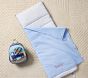Chambray Stripe Cotton Nap Mat &amp; Mini Backpack Bundle