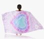 Tie-Dye Heart Kid Beach Towel  UPF 50+