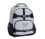 Mackenzie Navy Seersucker Backpacks