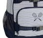 Mackenzie Navy Seersucker Backpacks
