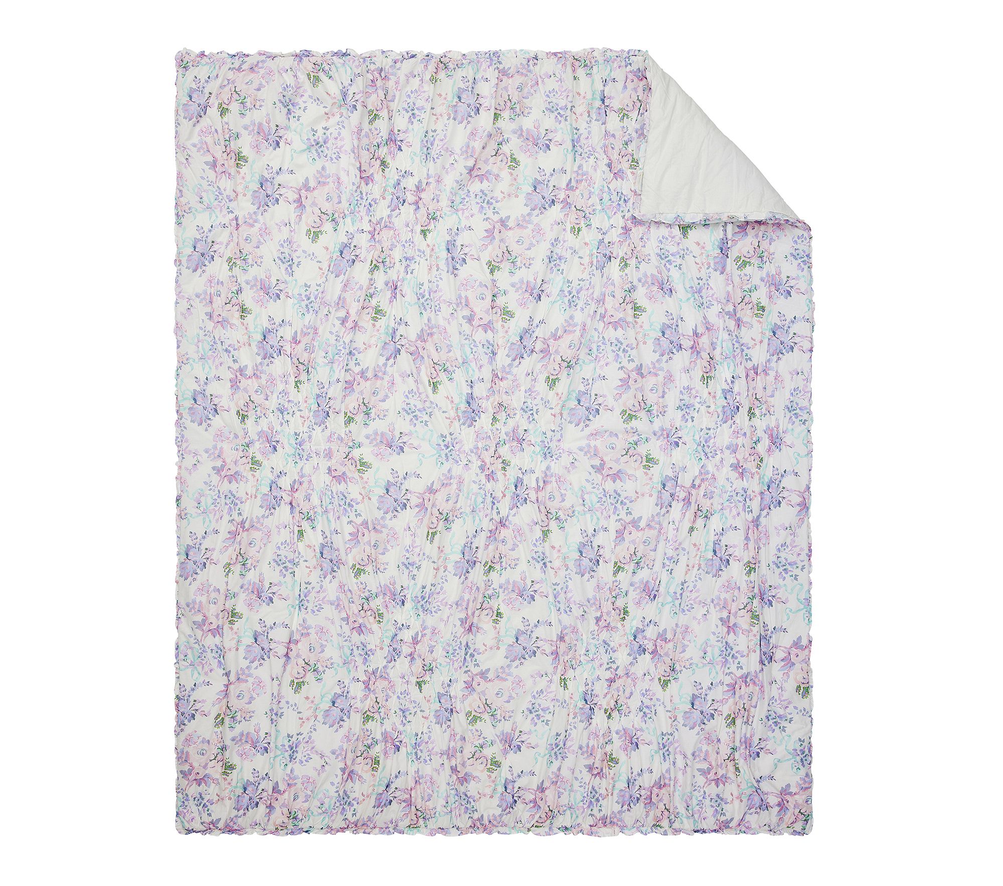 LoveShackFancy Lavender Damask Floral Comforter & Shams
