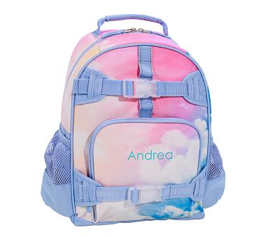 Mackenzie Rainbow Clouds Glitter Backpacks