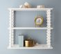 Chris Loves Julia Turned Wood Tiered Shelf (21.5" x 24")