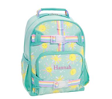 Mackenzie Aqua Sunshine Glow-in-the-Dark Backpacks