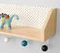 Modern Polka Dot Shelf with Hooks
