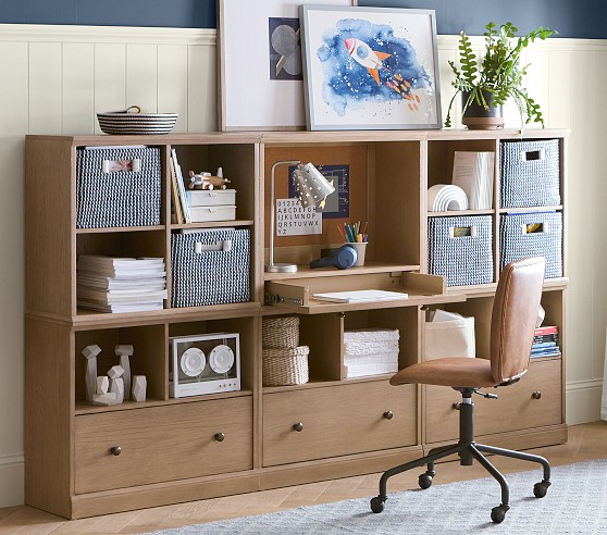 Cameron Stow-Away Desk Modular Wall Storage | Pottery Barn Kids