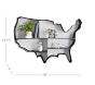 United States Shelf (26" x 38")
