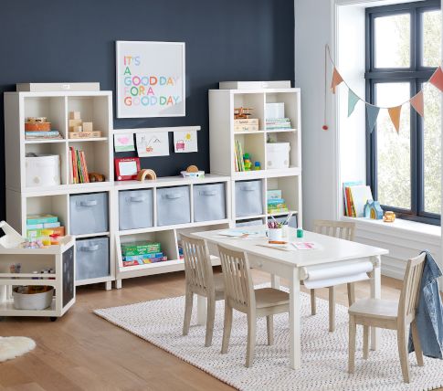 Navy &amp; White Playroom