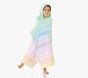 Tie-Dye Stripe Kid Beach Hooded Towel UPF 50+