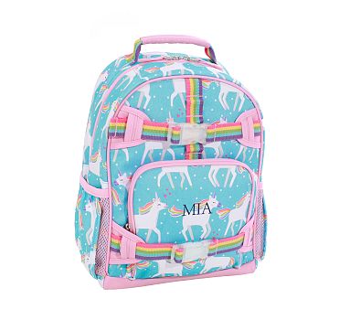 Mackenzie Aqua Unicorn Parade Backpacks