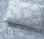 west elm x pbk Dino Trail Jersey Organic Sheet Set &amp; Pillowcases