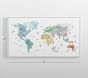 World Map Wall Art (22" x 40")