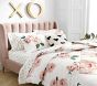 Emily &amp; Meritt Bed of Roses Comforter &amp; Sham - Ivory/Blush