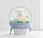 Open Box: Gingham Easter Basket Liner, Small - Navy