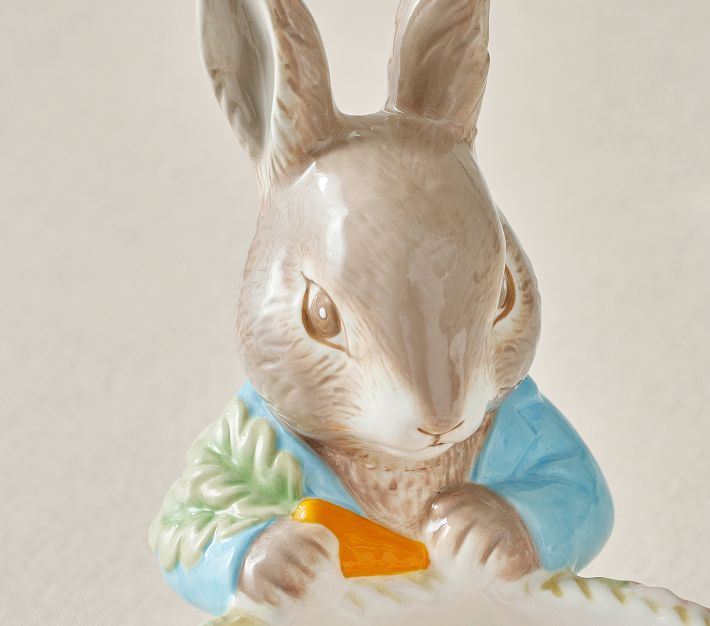 Peter Rabbit™ Garden Carrots for Bunny Ceramic Bowl | Pottery Barn