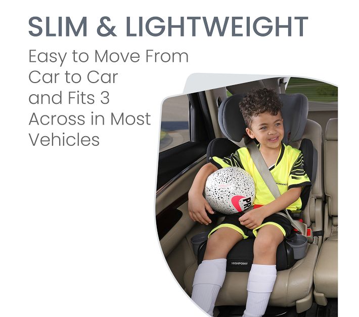 Britax Highpoint Backless Belt-Positioning Booster Seat (Gray Ombre)