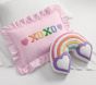 Stoney Clover Lane XOXO &amp; Rainbow Pillow Set
