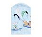 Tie Dye Surfing Dogs Kid Beach Hooded Towel UPF 50+