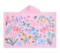 Wildflower Butterfly Baby Beach Hooded Towel UPF 50+
