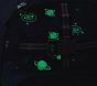 Mackenzie Navy Galaxy Glow-in-the-Dark Backpacks