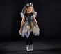 Light-Up Holographic Skeleton Tutu Halloween Costume