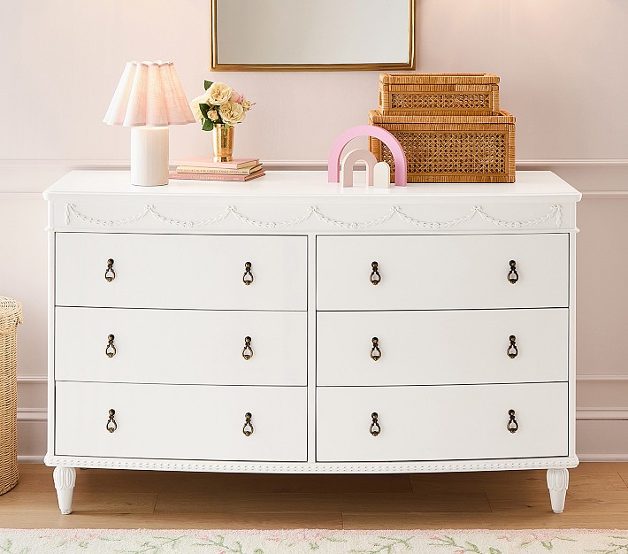 Adeline 6-Drawer Dresser, 56" Wide | Pottery Barn Kids